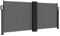 vidaXL Toldo Lateral Retráctil, Pantalla de Privacidad Independiente, Protección UV, Sombrilla para Jardín Patio Terraza, Gris Antracita 100x1000 cm