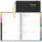 Tagesplaner 2025-2026 (Juli 2025 - Dezember 2026) – 18-Monatsplaner mit Registerkarten, Kalender, Jahres-, Monats-, Wochenzeitmanagement, flexibler Einband, 100 g/m² dickes Papier, A5, Schwarz