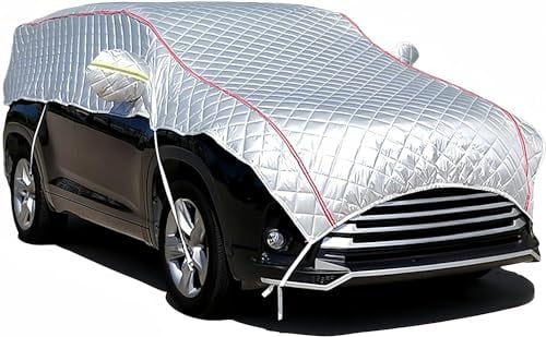 Hagelschutz Auto-Plane Wasserdicht Halbgarage für Auto-Abdeckung Auto-abdeckplane Auto-Garage Abdeckung SUV Hagelschutzplane Outdoor Sonnenschutz Auto-Decke (Mittlerer SUV :430~460cm)