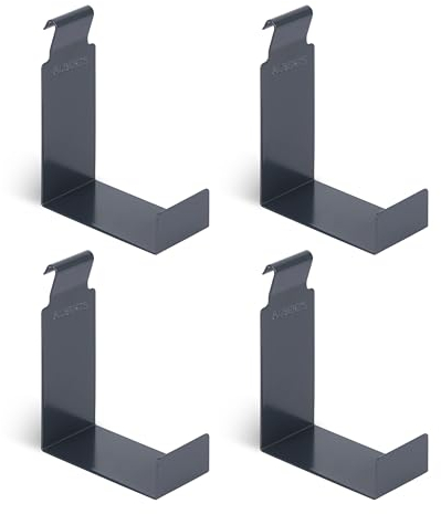 Alberts 825157 Dekorhaken für Doppelstabmatten, anthrazit, L