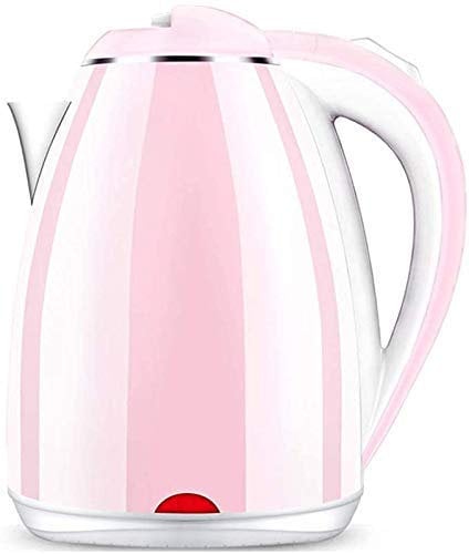 -Kitchen Kettles for Boiling Water 2L Capacity with Fast Boiling Led Indicator, 1500W with 360° Cordless Pirouette Base Finish Auto Shut Off & Overheating Protection/Pink