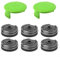 Alanmoship Filo Trimmer Bobina Linea Con Cap Kit di Ricambio Per Greenworks 40V Grass Trimmer Doppia Linea Spool Cap Set G40LT 21287