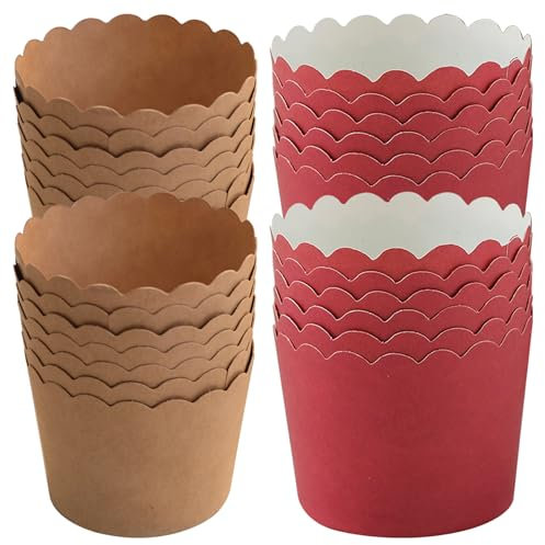 Pirofila per cupcake per cottura al forno 100 pezzi Pirottini di carta per muffin usa e getta Pirofila per cupcake antigrasso Pirofila per cupcake pastello per compleanni Feste Docce nuziali Pir