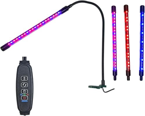 AMOS LED Grow Light LED Full Spectrum Blue & Red UV Light for Plant Propagation, Seedlings & Cuttings Compatible with All Propagators (Single UV) [Energy Class A]