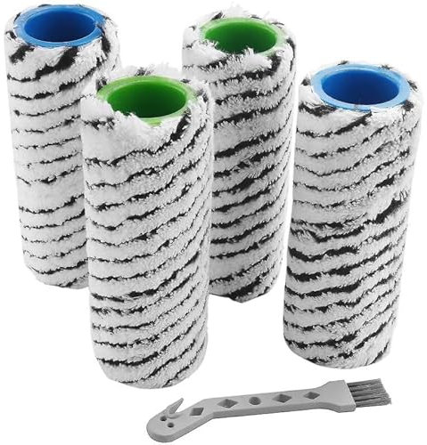 PRIMEGA 4 pcs Pierre Rouleau Brosse pour Karcher Fc7 Fc7 Fc5 Fc5