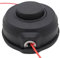 ACCYPRO Tête de débroussailleuse 198386-5 pour modèles Makita XRU11Z XRU12 XRU04Z, M8 x 1,25 gauche