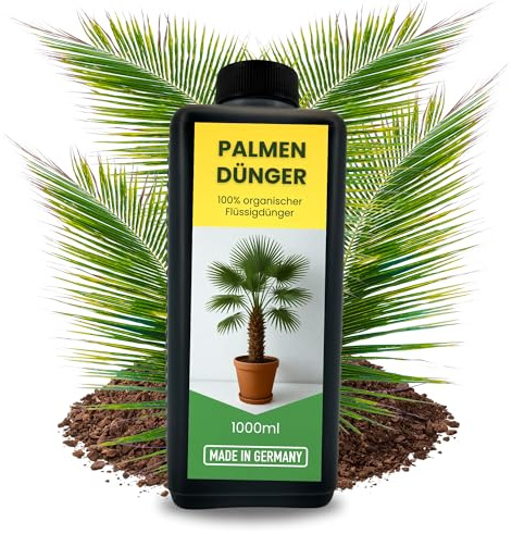 Fertilizzante naturale per palme di canapa, 1 l, fertilizzante per palme, 1 litro di fertilizzante liquido per interni ed esterni, fertilizzante per piante, fertilizzante per piante e radici, organico