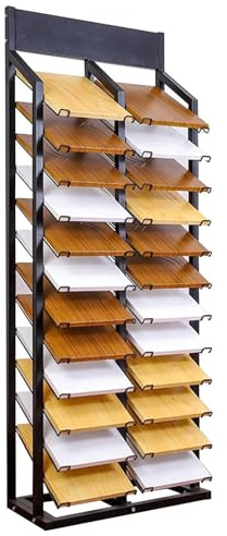 Espositore per Campioni Di Piastrelle/Porte/Armadietti Di Grande Formato, Portaoggetti per Campioni Di Piastrelle Da Pavimento, Grande Contenitore per Porcellana,27.6x13.8inch/70x35cm