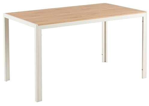 Oviala Esstisch, rechteckig, aus MDF, Weiß