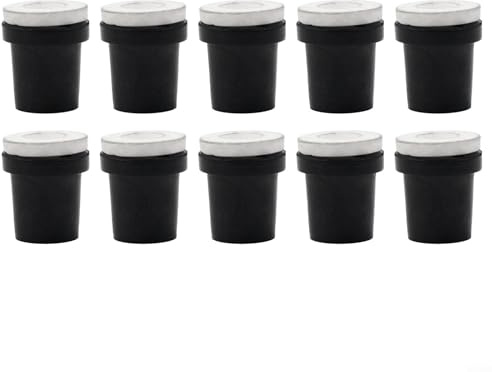 10 Pieces Sandblaster Nozzles with Ceramic Liners, 2-3.5mm Hole Diameter Replacement Tips for 5 Gallon Sandblasting Tanks, Black Plastic Jacket Air Tool Parts(3mm)