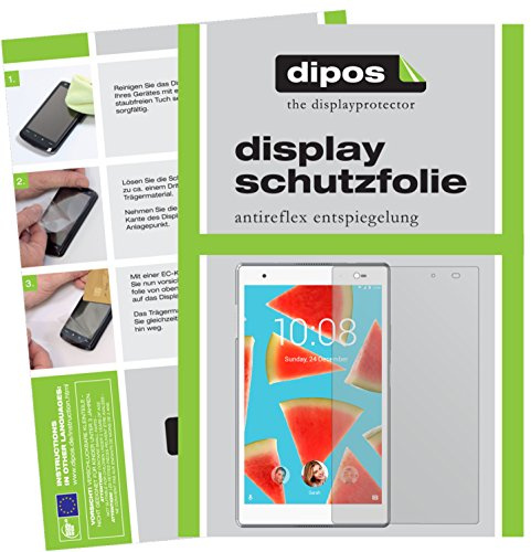 dipos 2x Matte Screen Protector for Lenovo Tab4 8 Plus TB-8704F | Ultra-Thin, Anti-Glare, Anti-Reflective, Perfect Fit, Anti-Scratch, Bubble-Free, Fingerprint Compatible, Easy Installation