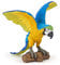 Papo - Figurine Perroquet Ara Bleu - Jouet Enfant dès 3 Ans - Idée Cadeau Colorée - 9 x 9,5 x 7,7 cm - Oiseau Exotique Réaliste - Peint à la Main - Collection Vie Sauvage - 50235