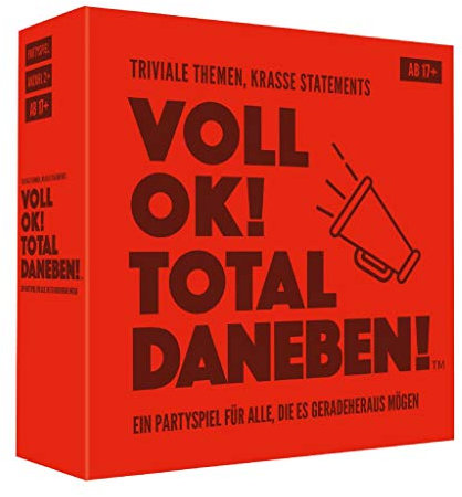 Kylskapspoesi 43024 - Voll Ok Total daneben – Ein Partyspiel für alle, die es geradeheraus mögen