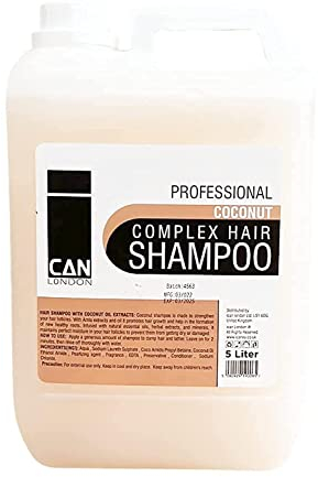 ICAN LONDON Kokosnuss-Öl Shampoo Salon, Größe 5 Liter