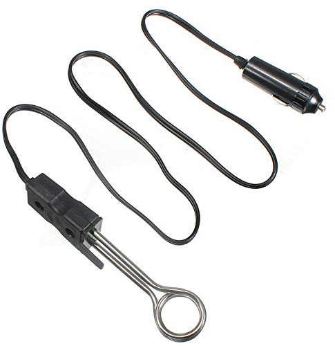 YOOMAO Black 12V 120W Hot Immersion Electric Heater Element Kettle Mug Water Tea Coffee Car