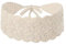 Damen Gestrickt Stirnband Mädchen Retro Breit Strick Haarband (Einfach Elfenbeinweiß),Einheitsgröße