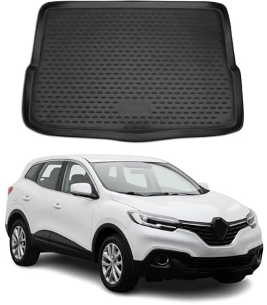 Kofferraummatte Kofferraumwanne kompatibel mit Renault Kadjar 2015-2022 Untere Gummi TPE