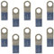 10 x SabreCut SC35J_10 Lames de coupe grossières japonaises de 35 mm compatibles avec Fein SuperCut et Festool Vecturo (non StarLock) Multitool oscillant Accessoires multi-outils