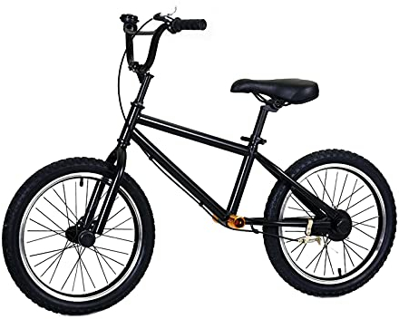 JLXJ Laufräder Lauflernrad Großes Schwarzes Laufrad 16 Zoll / 18 Zoll / 20 Zoll mit Handbremse Vorne, für Großes Kind/Erwachsener, Tragbarer Stahlrahmen Ohne Pedal Trainingsfahrrad (Size : 16INCH)