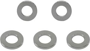 RISON Unterlegscheiben DIN125 M8, 5pcs Titan Flache Beilagscheiben Unterlegscheiben Flachscheibe, 6AL4V Luft-und Raumfahrtqualität Dichtungsring, Metallscheiben für Schrauben Muttern Gewindestange