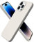 ORNARTO Compatible with iPhone 14 Pro Max Case 6.7, Slim Liquid Silicone 3 Layers Full Covered Soft Gel Rubber Case Cover-Stone Grey