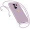 Handykette Hülle für Samsung Galaxy S9 Plus Hülle Necklace, Herz Motiv Muster Handyhülle für Samsung Galaxy S9 Plus Hülle mit Band Kordel zum Umhänge Band Ultradünn Hülle für Samsung S9 Plus (Lila)