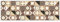 mubusi Tapis Vinyle du Sol Cuisine Salon - Différentes Tailles - (Hydraulique Porto Brun 100x300 cm)