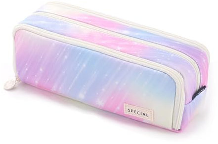 NEWUPZSI Trousse à 3 compartiments cadeaux de Noël originaux pour fille enfant grande capacité, Couleur : rose., Moderne