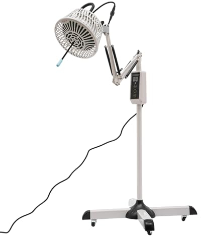 Quiltern Infrarotlampe TDP Lampe Infrarot Arthritis Schmerzlinderung 300W für Physiotherapie Behandlung von Erkältungen und Muskelverspannungen