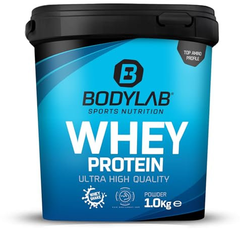 Bodylab24 Whey Protein Pulver, Kokos Sahnecreme, 1kg