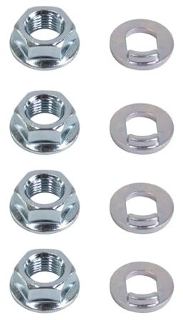 BWBVHRHZY Front Motor Wheel Steel Alloy Nuts Fit For Xiaomi M365 PRO Electric Scooter Skateboard Replacement Spare Accessories Part(4pair)