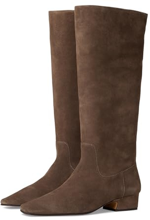 Steve Madden Women's Dantelle Knee High Boot, Grey Suede, 6 UK