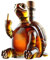 Whiskey Decanter, 350ml Turtle Wine Decanter Showing Its Middle Finger, 5.1x5.1x7.1 Transparent Glass Whisky Flask with Stopper