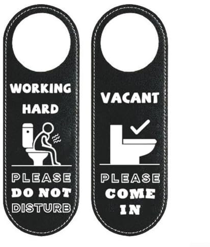 Il cartello per porta del bagno in PU indica chiaramente lo stato di occupazione, per qualsiasi bagno