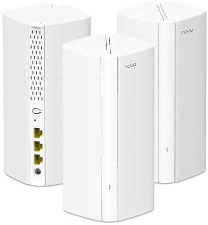 DrPhone SkyLink - Routeur Wi-Fi 6 sans Fil - AX3000 Mesh - 3 Unités - Sécurité WPA3 - Contrôle Parental - Mobile