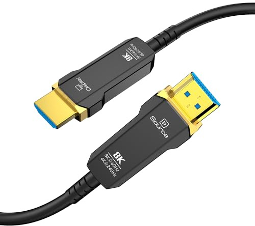 DGHUMEN Câble HDMI en fibre optique 7 m