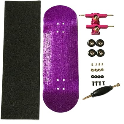 DuskHaven Fingerboard Kugellager, EIN Kleines Lernspielzeug für Mädchen, Jungen, Teenager Und Kinder, Lila