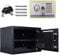 16 Litre Safe Box Digital Large Security Safety Steel Case 9.8 * 13.8 * 9.8in Cash Value Home Safe with Locking Bolts Spare Keys for Office or Home Use Wall or Floor Mounted, Black
