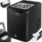 KESSER® Machine à glaçons | Machine à glaçons acier inoxydable | Machine à glace | 12 kg 24 h | Préparation en 7 min | Réservoir d'eau de 2,2 litres | 2 tailles de glaçons | Écran LED