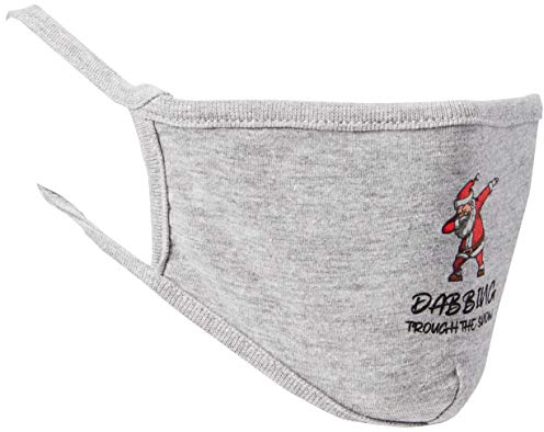 Urban Classics Dabbing Christmas Face Mask heather grey one size