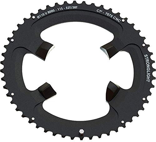 Stronglight Kettenblatt CT2 4-Arm 11-Fach 110mm Lochkreis 52 Zähne außen schwarz