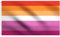 MOGADEE® Drapeau Lesbien pour Événements LGBTQ Intérieurs et Extérieurs, Parades et Décorations - LGBT 90x150cm (3x5ft)