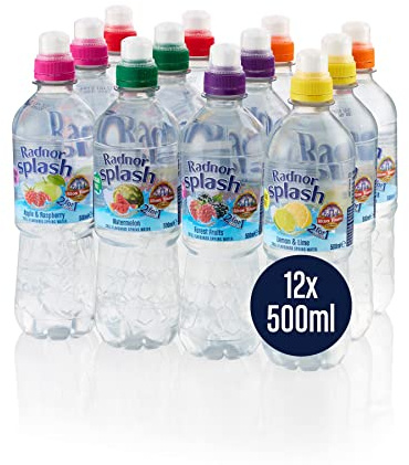 Radnor Splash Flavoured Still Water SUGAR FREE mixed case 12 x 500ml