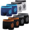 L&K 8er Pack Jungen Boxershorts ab 7 Jahre alt Retroshorts Herren Mikrofaser bequem ohne störende Seitennähte Lotus 1202 L/XL