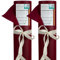 Sensalux Tischdeckenrollen-Set, 2 Stück, stoffähnliches Vlies, Event, Geburtstagsfeier, 1,5m x 25m Bordeaux