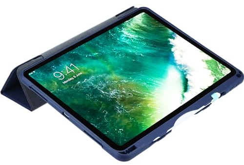 Deqster - Rugged Case 2021 für iPad Pro 12.9 (3./4./5./6. Generation) - Schutzhülle Hülle mit Stiftehalter