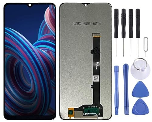 MEHNHOILIW Accessori di Sostituzione del Cellulare Schermata LCD IPS per ZTE Blade A72 5G 7540N con Digitazer Assemblaggio Completo Parte di riserva del Telefono