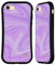 Head Case Designs Offizielle Suzan Lind Violett Weiß Wirbel Aus Marmor Hybride Handyhülle Hülle Huelle kompatibel mit Apple iPhone 7/8 / SE 2020 & 2022