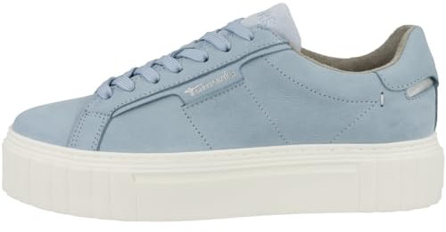 Tamaris Damen Keilsandalen, Frauen Sandalen,Sommerschuhe,Freizeitschuhe,offene Schuhe,Strandschuhe,Keilsandaletten,hoch,Light Blue,37 EU