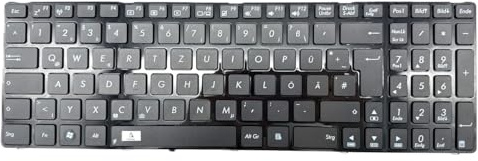 T-ProTek DEUTSCHE - Schwarz Tastatur Keyboard Version 2 kompatibel für Asus K61, K61IC, K61LC